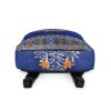 blue african backpack