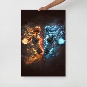 Fire and Ice - Canvas Print