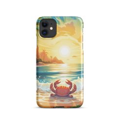 Sunrise at the Beach with the Crab Snap case for iPhone®