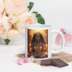 Orisha Oshun White glossy mug