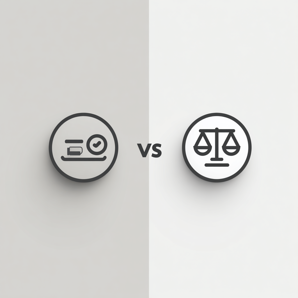 Visual comparison of term life insurance vs whole life insurance for everyday families